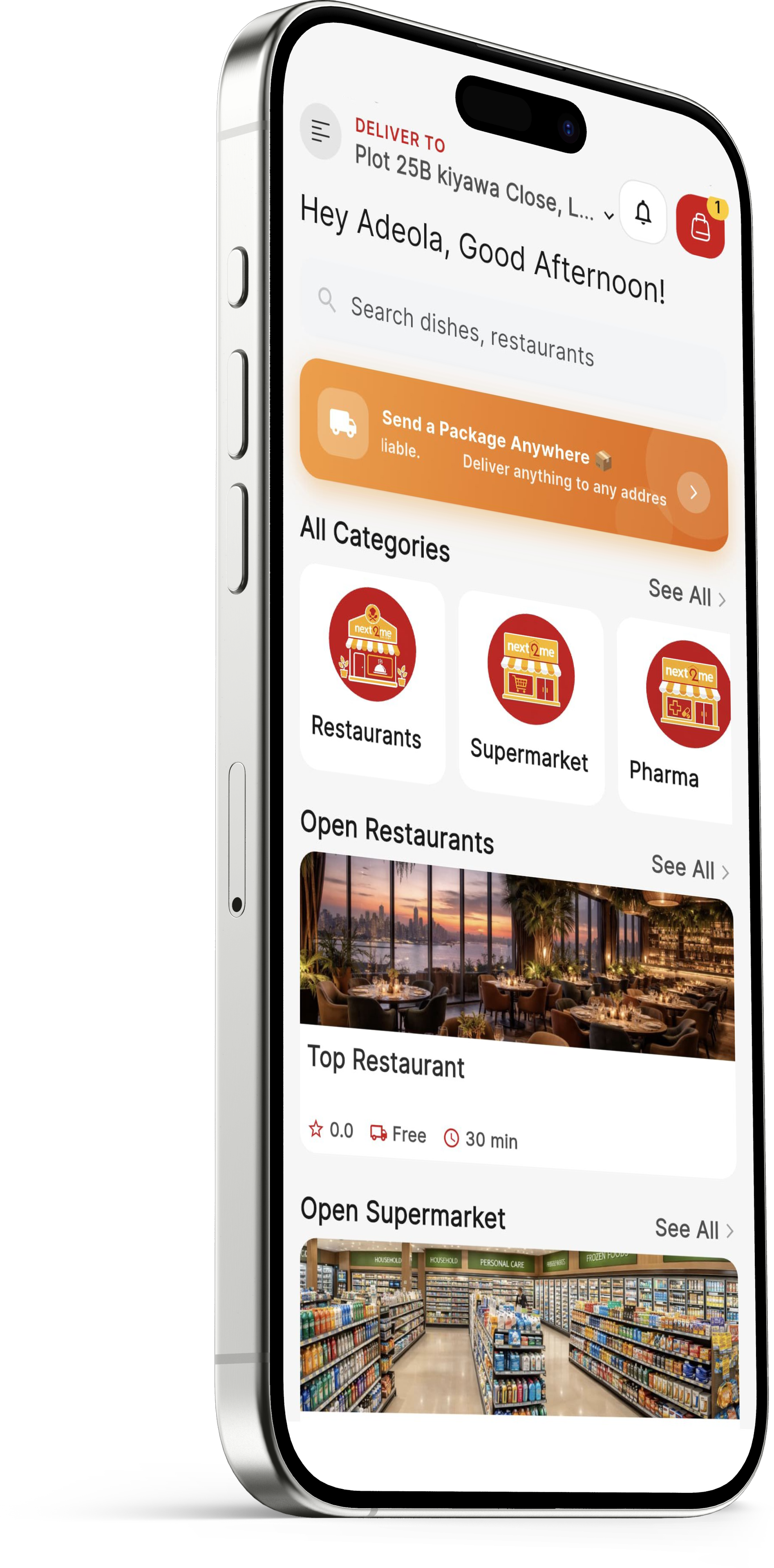 Next2Me on iPhone